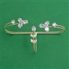 Indo Western Plam Cuffring with Rhodium Plating Gold Plating Mehndi Plating