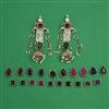 Indo Western Changeable Earring with Mehndi Plating