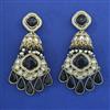 Indo Western Jhumki with Mehndi Plating