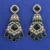 Indo Western Jhumki with Mehndi Plating