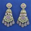 Indo Western Jhumki with Mehndi Plating