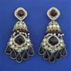 Indo Western Jhumki with Mehndi Plating