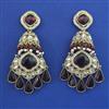 Indo Western Jhumki with Mehndi Plating