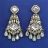 Indo Western Jhumki with Mehndi Plating