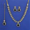 Indo Western Classic Necklace with Mehndi Plating