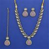 Indo Western Classic Necklace with Mehndi Plating