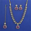 Indo Western Classic Necklace with Mehndi Plating