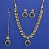 Indo Western Classic Necklace with Mehndi Plating