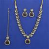 Indo Western Classic Necklace with Mehndi Plating