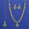 Indo Western Classic Necklace with Mehndi Plating