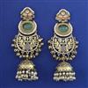Indo Western Long Earring With Mehndi Plating