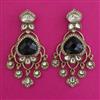Indo Western Classic Earring with Mehndi Plating
