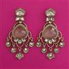 Indo Western Classic Earring with Mehndi Plating