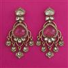 Indo Western Classic Earring with Mehndi Plating