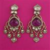 Indo Western Classic Earring with Mehndi Plating