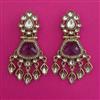 Indo Western Classic Earring with Mehndi Plating