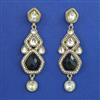 Indo Western Long Earring with Mehndi Plating