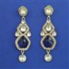 Indo Western Long Earring with Mehndi Plating