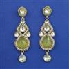 Indo Western Long Earring with Mehndi Plating