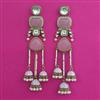 Indo Western Meenakari Earring with Mehndi Plating