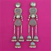 Indo Western Meenakari Earring with Mehndi Plating
