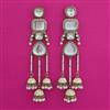 Indo Western Meenakari Earring with Mehndi Plating
