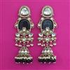 Indo Western Jhumki with Mehndi Plating