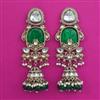 Indo Western Jhumki with Mehndi Plating