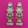 Indo Western Jhumki with Mehndi Plating