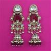 Indo Western Jhumki with Mehndi Plating