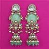 Indo Western Jhumki with Mehndi Plating