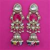 Indo Western Jhumki with Mehndi Plating