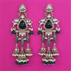 Indo Western Birds Earring with Mehndi Plating