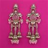 Indo Western Birds Earring with Mehndi Plating
