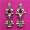 Indo Western Birds Earring with Mehndi Plating