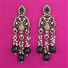 Indo Western Birds Earring with Mehndi Plating