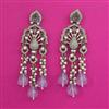Indo Western Birds Earring with Mehndi Plating