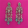 Indo Western Birds Earring with Mehndi Plating