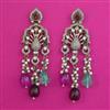 Indo Western Birds Earring with Mehndi Plating