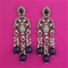 Indo Western Birds Earring with Mehndi Plating