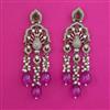 Indo Western Birds Earring with Mehndi Plating