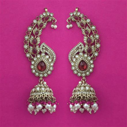 Indo Western Earcuff with Mehndi Plating