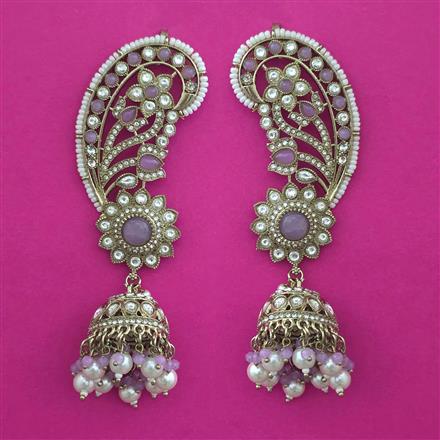 Indo Western Earcuff with Mehndi Plating