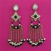 Indo Western Meenakari Earring with Mehndi Plating