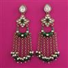 Indo Western Meenakari Earring with Mehndi Plating