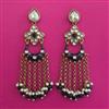 Indo Western Meenakari Earring with Mehndi Plating