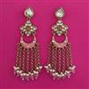 Indo Western Meenakari Earring with Mehndi Plating
