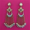 Indo Western Meenakari Earring with Mehndi Plating