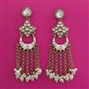 Indo Western Meenakari Earring with Mehndi Plating