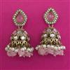 Indo Western Jhumki with Mehndi Plating
